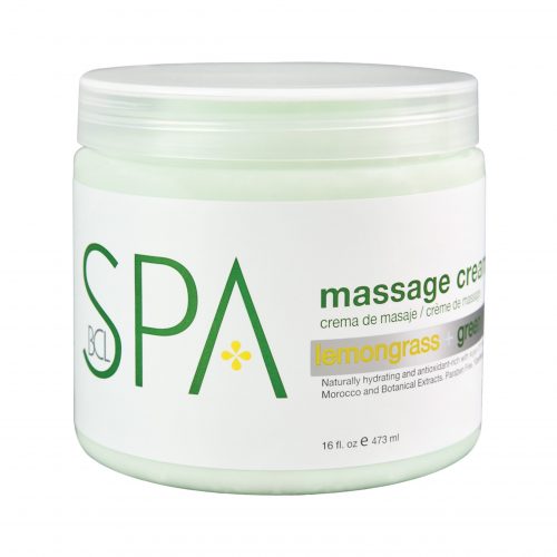 Massage Cream Lemongrass and green tea 16oz - SPA51106