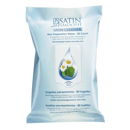 Satin Smooth Skin Preparation Wipes 50 count - SSKSCW